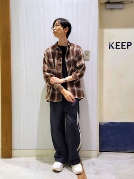「チャオパニックティピー」｜1stripe2kuroさん（メンズ・169cm）の秋コーディネート