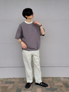 「チャオパニックティピー」｜1stripe2kuroさん（メンズ・169cm）の夏コーディネート