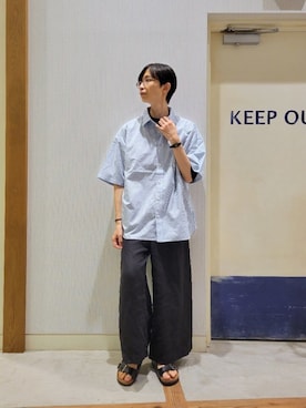 「チャオパニックティピー」｜1stripe2kuroさん（メンズ・169cm）の夏コーディネート