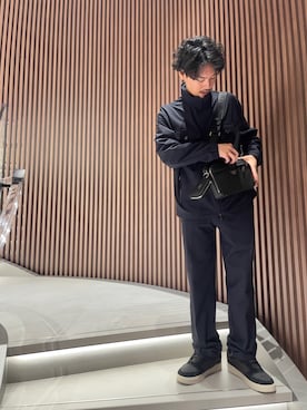 「アイテム（ナイロンジャケット）」を使った、KENTOさん（メンズ・169cm）の夏コーディネート