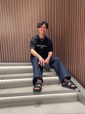 「アイテム（財布）」を使った、KENTO_エンポリオアルマーニ神戸店さん（メンズ・169cm）の夏コーディネート
