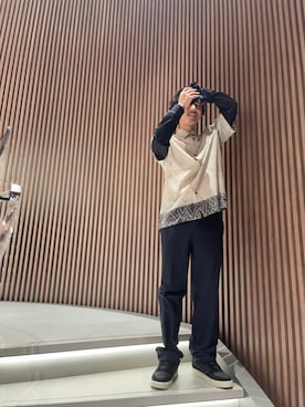 「アイテム（ハンカチ/ハンドタオル）」を使った、KENTOさん（メンズ・169cm）の夏コーディネート