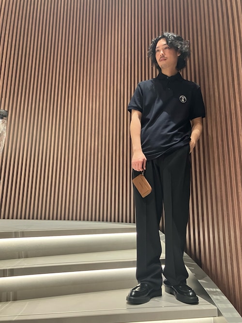 EMPORIO ARMANI スラックス 「エンポリオ アルマーニ」タック入り