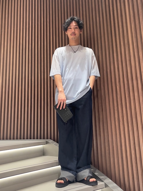 国内買付 ★EMPORIO ARMANI★ IDネックレス ブラッククリスタル エンポリオ アルマーニ】ドッグタグネックレス ステンレス