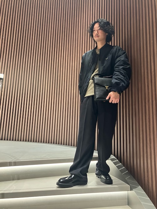 EMPORIO ARMANI スラックス 「エンポリオ アルマーニ」タック入り