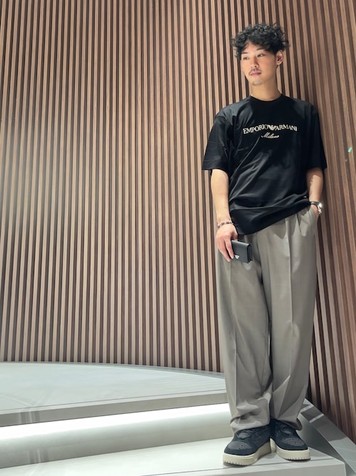 EMPORIO ARMANI★フラップ&イーグルプレート ロゴカードホルダー EMPORIO ARMANI 名刺入れ 「エンポリオ アルマーニ」ASV カード