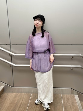 「ニットキャップ」｜köasu さん（レディース・150cm）の夏コーディネート