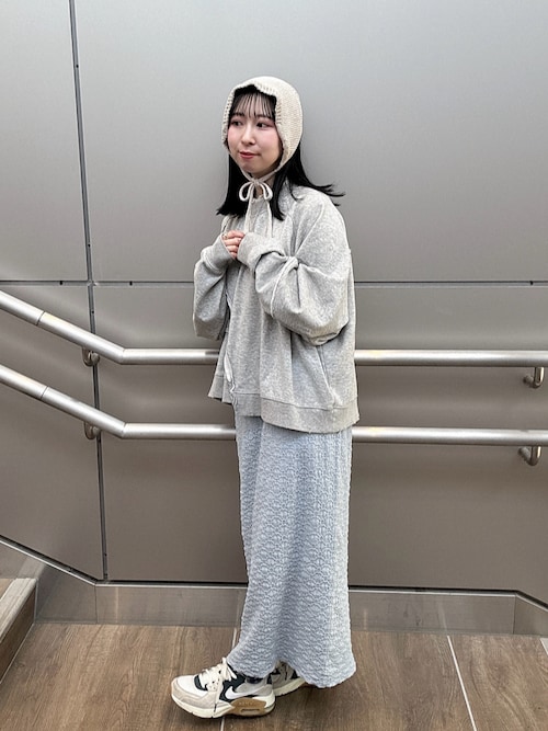 セール】OVERRIDE KNIT TIED HAIR BAND SG / オーバーライド