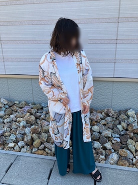 「Re-J&SUPURE（リジェイアンドスプル）のアイテム（その他アウター）」を使った、⁑hzk⁑さん（レディース・158cm）の夏コーディネート