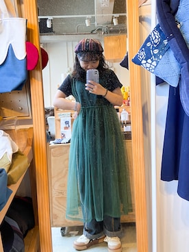 「アイテム（イヤーカフ）」を使った、イレイン‘ootd👾さん（レディース・158cm・20代）の夏コーディネート