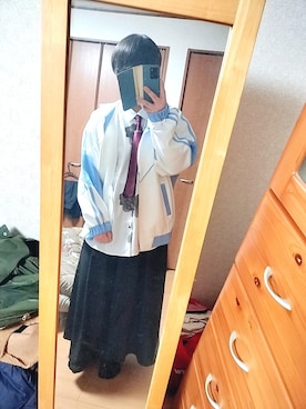 「KUUUPY」｜「アイテム（ジャケット/アウター）」を使った、畜生料理研究家さん（メンズ・170cm）の春コーディネート