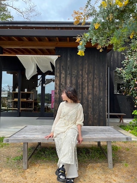 「THE MILES（ザ マイルズ）のアイテム」を使った、ぱぴぷさん（レディース・152cm）の夏コーディネート