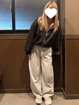 「アイテム（ジャージ）」を使った、おりまるちゃんさん（レディース・150cm）の秋コーディネート