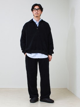「GLOSTER（グロスター）のアイテム」を使った、OKAさん（メンズ・175cm）の秋コーディネート