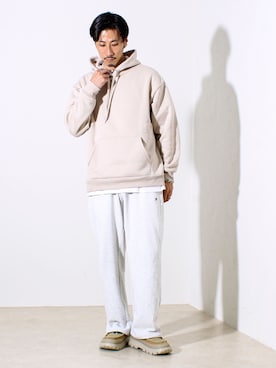 「SHAKA（シャカ）のアイテム」を使った、OKAさん（メンズ・175cm）の秋コーディネート