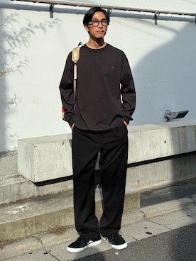 「COBMASTER（コブマスター）のアイテム」を使った、OKAさん（メンズ・175cm）の秋コーディネート