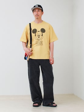 「MEI（メイ）のアイテム」を使った、OKAさん（メンズ・175cm）の夏コーディネート