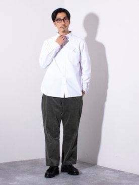 「KLEMAN（クレマン）のアイテム」を使った、OKAさん（メンズ・175cm）の秋コーディネート