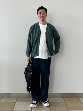 「ヘルメットバッグ」｜OKAさん（メンズ・175cm）の秋コーディネート