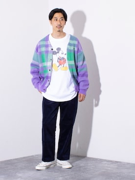 「ミッキー」｜OKAさん（メンズ・175cm）の秋コーディネート