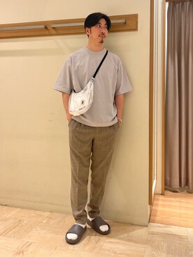 「freewaters（フリーウォーターズ）のアイテム」を使った、OKAさん（メンズ・175cm）の夏コーディネート