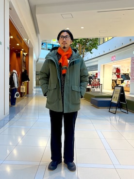 「GEVACO」｜「アイテム（ジャケット/アウター）」を使った、OKAさん（メンズ・175cm）の冬コーディネート