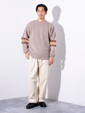「KLEMAN（クレマン）のアイテム」を使った、OKAさん（メンズ・175cm）の秋コーディネート