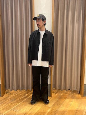 「gloster」｜「アイテム（ブルゾン）」を使った、OKAさん（メンズ・175cm）の冬コーディネート