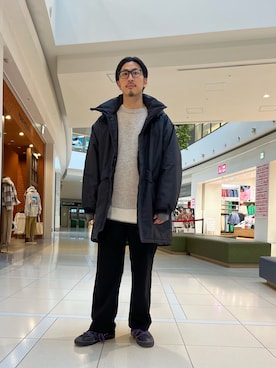 「アイテム（その他アウター）」を使った、OKAさん（メンズ・175cm）の冬コーディネート