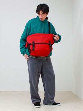 「GLOSTER（グロスター）のアイテム」を使った、OKAさん（メンズ・175cm）の秋コーディネート