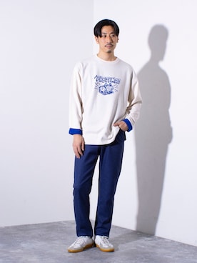 「FREDY MAC（フレディーマック）のアイテム」を使った、OKAさん（メンズ・175cm）の秋コーディネート