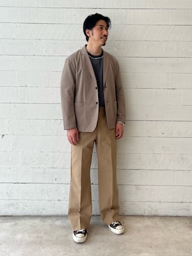 「gloster」｜OKAさん（メンズ・175cm）の春コーディネート