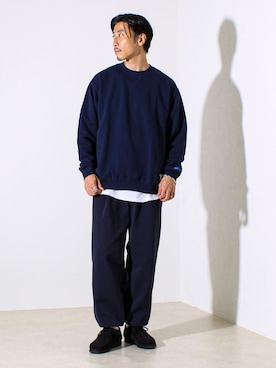 「スウェットコーデ」｜OKAさん（メンズ・175cm）の秋コーディネート