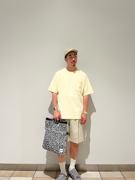 「Drifter（ドリフター）のアイテム」を使った、OKAさん（メンズ・175cm）の夏コーディネート