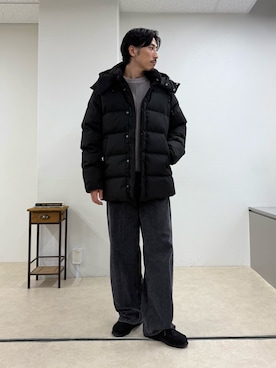 「Pyrenex（ピレネックス）のアイテム」を使った、OKAさん（メンズ・175cm）の秋コーディネート
