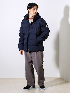 「Pyrenex（ピレネックス）のアイテム」を使った、OKAさん（メンズ・175cm）の秋コーディネート