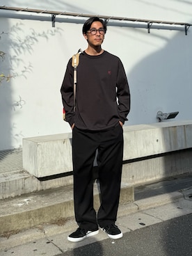 「COBMASTER（コブマスター）のアイテム」を使った、OKAさん（メンズ・175cm）の秋コーディネート