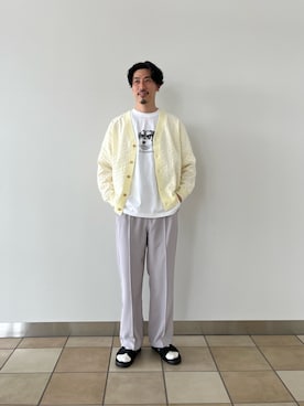 「SHAKA（シャカ）のアイテム」を使った、OKAさん（メンズ・175cm）の春コーディネート