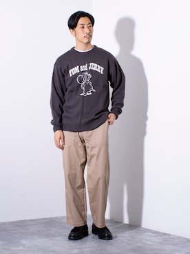 「KLEMAN（クレマン）のアイテム」を使った、OKAさん（メンズ・175cm）の秋コーディネート