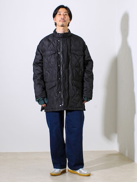 「アイテム（手袋）」を使った、OKAさん（メンズ・175cm）の秋コーディネート