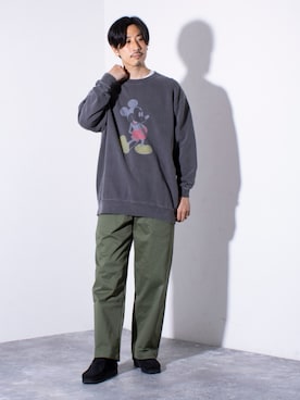 「ミッキー」｜OKAさん（メンズ・175cm）の秋コーディネート