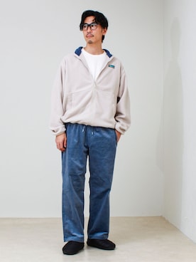 「GLOSTER（グロスター）のアイテム」を使った、OKAさん（メンズ・175cm）の秋コーディネート