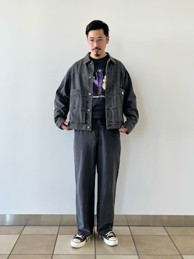 「GEVACO」｜「アイテム（ジャケット/アウター）」を使った、OKAさん（メンズ・175cm）の秋コーディネート