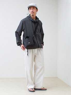 「GLOSTER（グロスター）のアイテム」を使った、OKAさん（メンズ・175cm）の春コーディネート