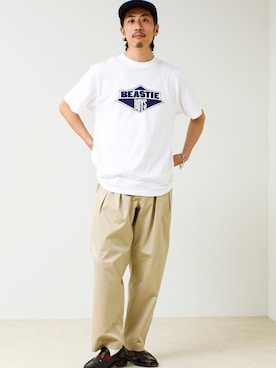 「GOOD ROCK SPEED（グッドロックスピード）のアイテム」を使った、OKAさん（メンズ・175cm）の冬コーディネート