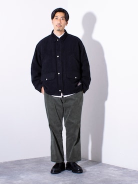 「PENDLETON（ペンドルトン）のアイテム（ジャケット/アウター）」を使った、OKAさん（メンズ・175cm）の秋コーディネート