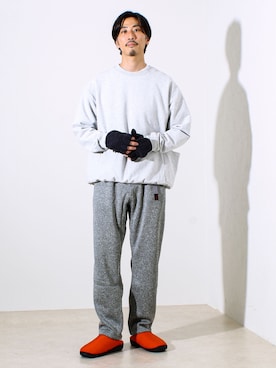 「アイテム（手袋）」を使った、OKAさん（メンズ・175cm）の秋コーディネート