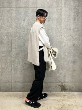 「gloster」｜OKAさん（メンズ・175cm）の春コーディネート