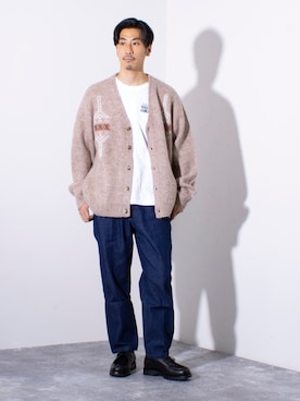 「KLEMAN（クレマン）のアイテム」を使った、OKAさん（メンズ・175cm）の秋コーディネート