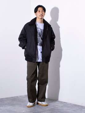 「ARMY TWILL（アーミーツイル）のアイテム（ジャケット/アウター）」を使った、OKAさん（メンズ・175cm）の秋コーディネート